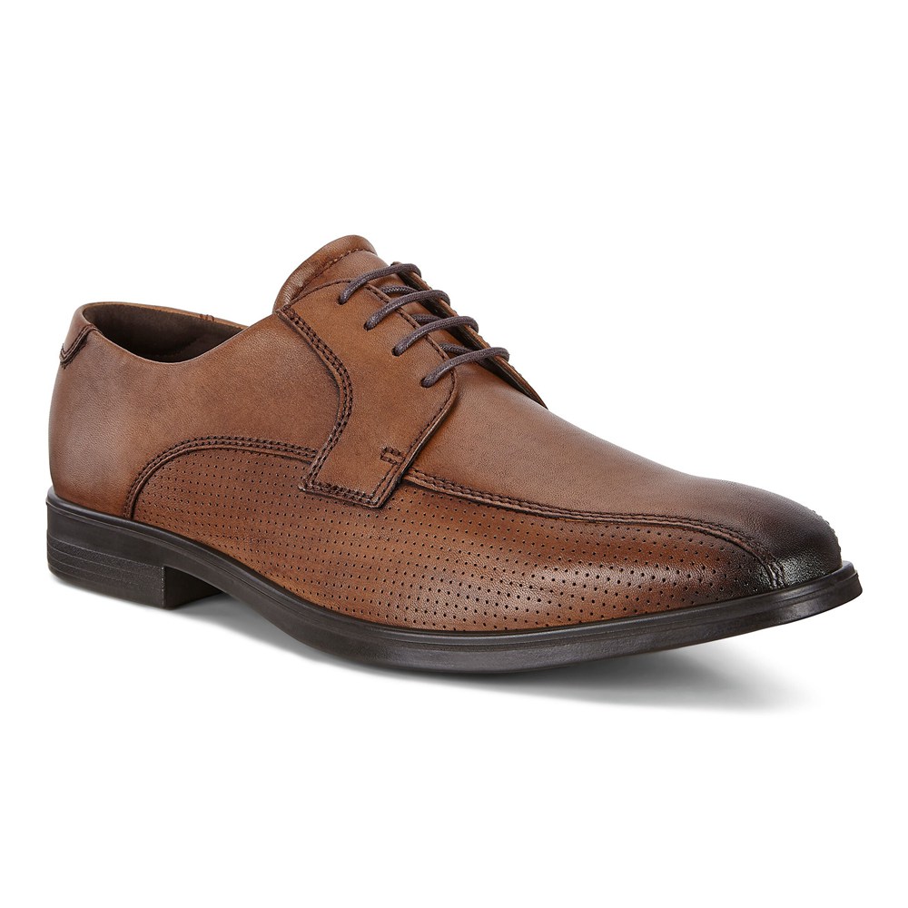 ECCO Mens Dress Shoes Brown - Melbourne - WUP-160598